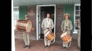 Liberty Hall Fifes and Drums perform Jim Along Josie drum and fife [upl. by Sanalda]