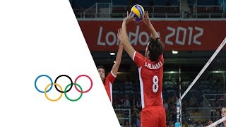 Mens Volleyball Preliminary Round USA v TUN  Highlights  London 2012 Olympics [upl. by Ettolrahs]