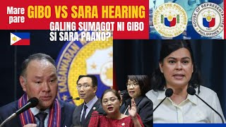 Sara DDS vs GiBO DND Budget hearing may nag tiya Pusit Sara May Dapat na Maging president Gibo [upl. by Enitnemelc47]