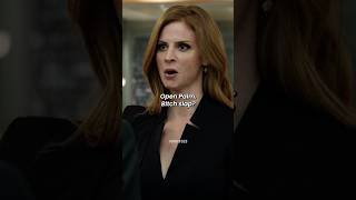 Donna surprises harvey🔥😶🕶️ suits tvshow shorts harveyspecter [upl. by Meridel]