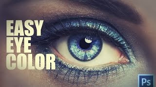 Photoshop Tutorial Eye Color Correction [upl. by Lerraf105]