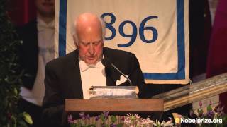 Nobel Banquet 2013  Speech by Higgs [upl. by Eilra412]