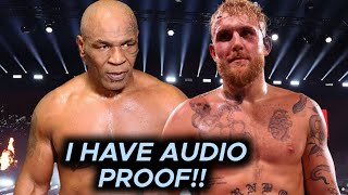 Mike Tyson Just LEAKED AUDIO Of Jake Paul BEGGING Him To CANCEL The Fight [upl. by Panthea324]