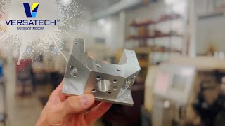 Simply Satisfying Machining Aluminum Block using 5th Axis [upl. by Eppilihp]