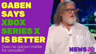 Gabe Newell says Xbox Series X is better than PlayStation 5 [upl. by Nirrej348]