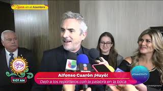 Alfonso Cuarón enojado por invasión a la privacidad de Yalitza Aparicio  Sale el Sol [upl. by Marsiella]