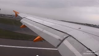 Easyjet A319 ABORTED landing amp go around at London Stansted Airport STNEGSS 31314 1080p HD [upl. by Nedyaj]