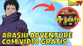 💎NOVO ARASHI ADVENTURE COM VIP10 GRÁTIS BAIXE AGORA  AFK NINJA ULTIMATE HOACHI 2 [upl. by Kcerred]