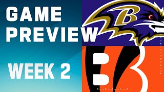 Baltimore Ravens vs Cincinnati Bengals  2023 Week 2 Game Preview [upl. by Alburga]