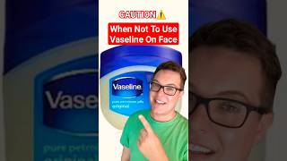 ❌ WHY I AVOID VASELINE ON FACE  Should You Too shorts [upl. by Llenart]