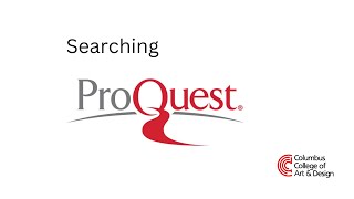 Searching ProQuest 202425 [upl. by Platon697]