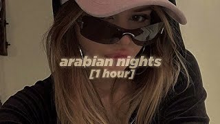 arabian nights sped up  will smith 1 hour tiktok version edit audio [upl. by Marnie]