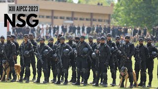 National security guard Mock Drill  AIPCC 23  Manesar [upl. by Arlan]