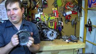 How a motorcycle clutch works amp disassembly [upl. by Sven]