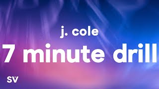 J Cole  7 Minute Drill Lyrics Kendrick Lamar Diss [upl. by Ahsele]