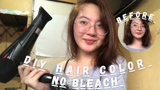 DIY HAIR COLOR EPSA 60PESOS ONLY NO BLEACH  BIANCA MANANSALA [upl. by Mafala365]