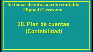 Plan de cuentas Contabilidad [upl. by Cowley]