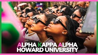 The Alpha Chapter of Alpha Kappa Alpha at Howard University  Spring 2024 Probate [upl. by Reuven]