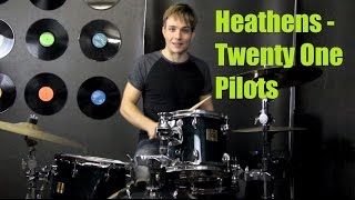 Heathens Drum Tutorial  Twenty One Pilots [upl. by Aliakim]