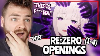 COMPLETE MADNESS  quotReZERO Openings 14quot  New Anime Fan  REACTION [upl. by Posner]