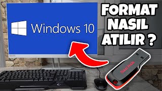 Windows 10 format atma  format nasıl atılır [upl. by Tterrag]