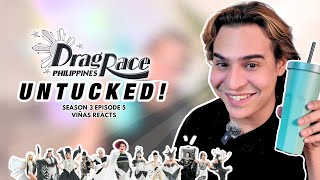 Cheers to Tita Baby  Drag Race Philippines Untucked Season 3 Episode 5 React [upl. by Emiatej]