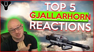 Top 5 GJALLARHORN Reactions DESTINY [upl. by Anayik]