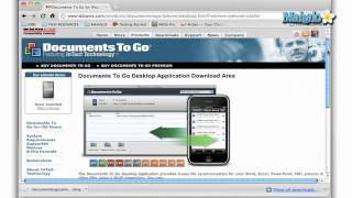 How to Sync with your Desktop in Documents to Go for the iPad [upl. by Gottlieb]