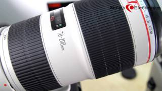 Canon EF 70200mm f28 L IS Mark II  Hands on Review  Simplyelectronicsnet [upl. by Yzmar]