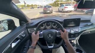 2017 Mercedes Benz CLS 550 4MATIC POVIs This QUICK Quick [upl. by Neenwahs]