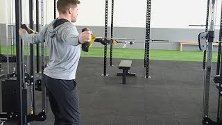 Cable Reverse Flyes With TRX Straps [upl. by Abas]