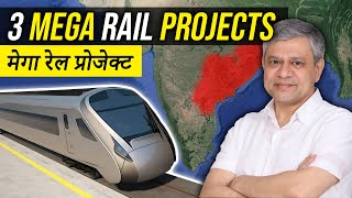 These 3 New Rail Corridors Will Change INDIA FOREVER  ये 3 नए रेल कॉरिडोर भारत बदल देंगे [upl. by Sitnerp]