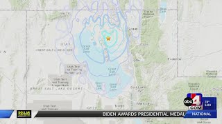 Tremonton neighboring communities hit by 39 magnitude earthquake [upl. by Sherrer]