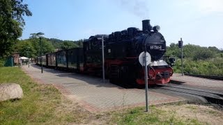 Schmalspurbahn quotRasender Rolandquot auf Rügen [upl. by Aven]