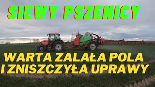 OPRYSKI PSZENICY T1 ZALANE POLA I ROZLEWISKA WARTY [upl. by Eentroc397]