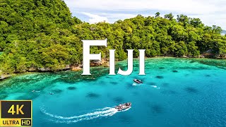 FIJI 4K  Explore a Tropical Paradise of Pristine Beaches Lush Rainforests and Reefs [upl. by Tsenre732]