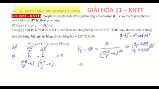 Phosphorus trichloride PCl3 phản ứng với chlorine Cl2 tạo thành phosphoruspentachloride PCl5 [upl. by Gwendolin]