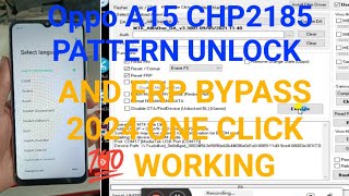 Oppo A15 CPH2185 CPH2179 pattern unlock and frp bypass 2024 Free 💯 Working umt [upl. by Diver]