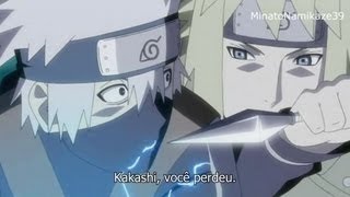 Kakashi vs Minato Full Fight English Dub [upl. by Yna512]