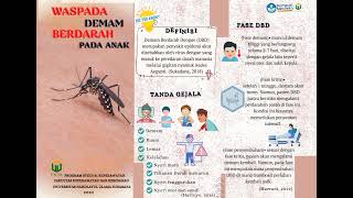 Leaflet Demam Berdarah Pada Anak  Semester 8 [upl. by Ahsotal]