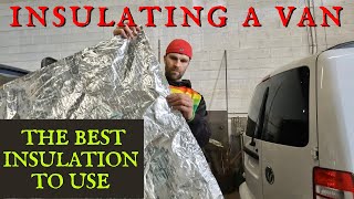 INSULATING A VW CADDY MAXI WITH SuperQUILT  Van Build Floor and Roof Liner Campervan RV [upl. by Perry596]