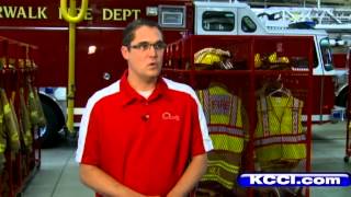 Firefighter survives fall through floor [upl. by Richardson]