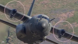 Low Flying Military Aircraft  Mach Loop  A400M C130 Phenom Gazelle [upl. by Eizus]