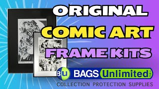 Original Comic Art Frame Kits from Bags Unlimited [upl. by Okihcim212]