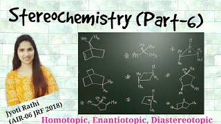 Stereochemistry Part6 Tricks to identify homotopic enantiotopic diastereotopic protons [upl. by Dijam]