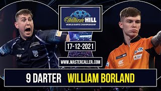 9Darter William Borland PDC World Championship 2021 [upl. by Naux]