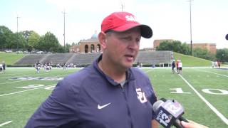 Samford Football Scrimmage Report 81316 [upl. by Nereil]