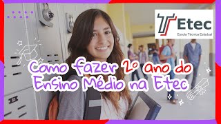 Como entrar direto no 2º ANO DO ENSINO MÉDIO NA ETEC pelas vagas remanescentes ATUALIZADO 🙌 [upl. by Vidovic]