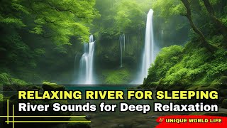 Nature Sounds Waterfall For Relaxation Meditation 🌿 Relaxing Calm River Water Flow For Sleep ASMR [upl. by Touber46]