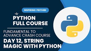 day12  Mastering Python Stringsstrings pythonbangla pythonbanglatutorial pythoncode python [upl. by Ellerahs]